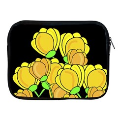 Yellow Tulips Apple Ipad 2/3/4 Zipper Cases by Valentinaart