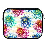 Colorful Dahlias Apple iPad 2/3/4 Zipper Cases Front