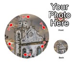 Exterior Facade Antique Colonial Church Olinda Brazil Playing Cards 54 (Round)  Front - Diamond7
