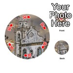 Exterior Facade Antique Colonial Church Olinda Brazil Playing Cards 54 (Round)  Front - Diamond10