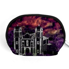 Fantasy Tropical Cityscape Aerial View Accessory Pouches (medium) 