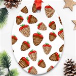 Chocolate strawberries  Ornament (Oval)  Front