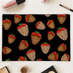 Chocolate strawberries pattern Cosmetic Bag (XXL)  Back