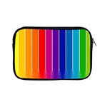 Faded rainbow Apple iPad Mini Zipper Cases Front