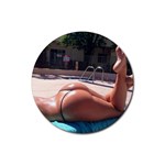 Very Appealing Image  Rubber Round Coaster (4 pack)  Front