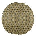 Star Basket Pattern Basket Pattern Large 18  Premium Round Cushions Back