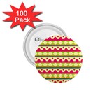 Tribal Pattern Background 1.75  Buttons (100 pack)  Front