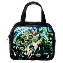 Dark Abstract Bubbles Classic Handbags (one Side) by Amaryn4rt
