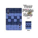 Texture Structure Surface Basket Playing Cards 54 (Mini)  Front - Spade4