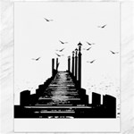 The Pier The Seagulls Sea Graphics Canvas 11  x 14   10.95 x13.48  Canvas - 1