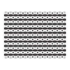 Pattern Background Texture Black Double Sided Flano Blanket (mini) 