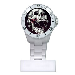 Death Skull Plastic Nurses Watch
