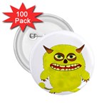 Monster Troll Halloween Shudder 2.25  Buttons (100 pack)  Front
