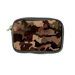 Background For Scrapbooking Or Other Camouflage Patterns Beige And Brown Coin Purse by Nexatart