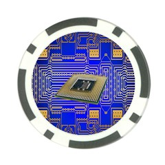 Processor Cpu Board Circuits Poker Chip Card Guard by Nexatart