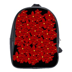 Red Bouquet  School Bags (xl)  by Valentinaart