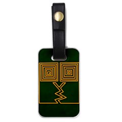 One Stroke Owl Luggage Tags (one Side) 