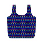 Honeycomb Fractal Art Full Print Recycle Bags (M)  Front