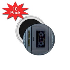 Vintage Tape Recorder 1 75  Magnets (10 Pack) 