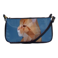 Animals Face Cat Shoulder Clutch Bags by Alisyart