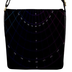 Formula Number Line Purple Natural Flap Messenger Bag (s) by Alisyart