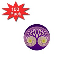 Glynnset Royal Purple 1  Mini Buttons (100 Pack)  by Alisyart