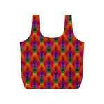 Apophysis Fractal Owl Neon Full Print Recycle Bags (S)  Front