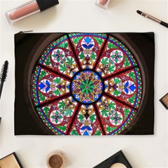 Church Window Window Rosette Cosmetic Bag (xl)