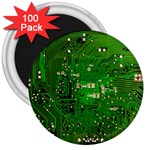 Circuit Board 3  Magnets (100 pack) Front