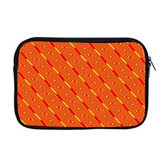 Orange Pattern Background Apple Macbook Pro 17  Zipper Case