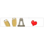 Romance in Paris Flano Scarf (Small) Front