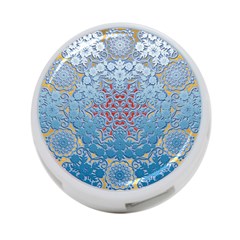 Pattern Background Pattern Tile 4-port Usb Hub (two Sides) 