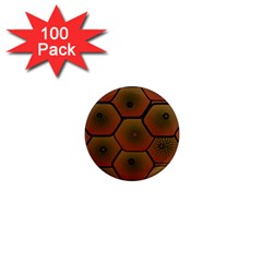 Psychedelic Pattern 1  Mini Magnets (100 Pack) 