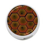 Psychedelic Pattern 4-Port USB Hub (Two Sides)  Front