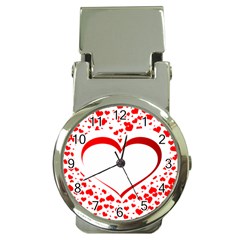 Love Red Hearth Money Clip Watches by Amaryn4rt