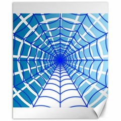 Cobweb Network Points Lines Canvas 16  X 20  