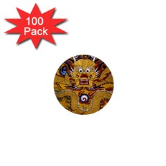 Chinese Dragon Pattern 1  Mini Buttons (100 Pack)  by Amaryn4rt
