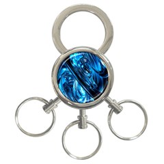Blue Wave 3-ring Key Chains by Alisyart