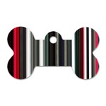 Miracle Mile Pattern Dog Tag Bone (Two Sides) Back