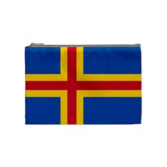 Flag Of Aland Cosmetic Bag (medium)  by abbeyz71