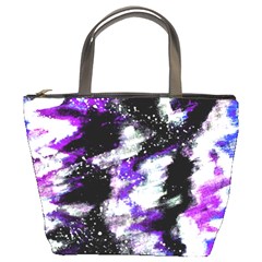 Canvas Acrylic Digital Design Bucket Bags by Simbadda