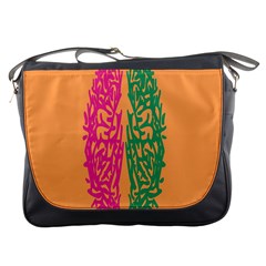 Brian Pink Green Orange Smart Messenger Bags by Alisyart