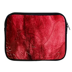 Red Background Texture Apple Ipad 2/3/4 Zipper Cases by Simbadda