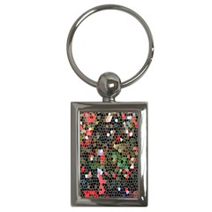 Colorful Abstract Background Key Chains (rectangle)  by Simbadda