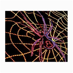 Black Widow Spider, Yellow Web Small Glasses Cloth