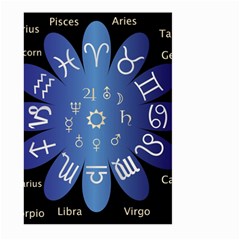 Astrology Birth Signs Chart Large Garden Flag (two Sides) by Amaryn4rt