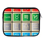Set Of The Twelve Signs Of The Zodiac Astrology Birth Symbols Apple iPad 2/3/4 Zipper Cases Front