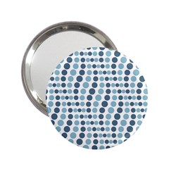 Circle Blue Grey Line Waves 2 25  Handbag Mirrors by Alisyart