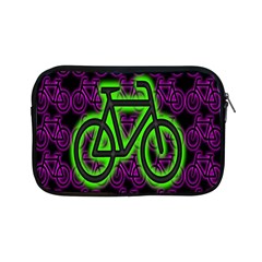Bike Graphic Neon Colors Pink Purple Green Bicycle Light Apple Ipad Mini Zipper Cases by Alisyart