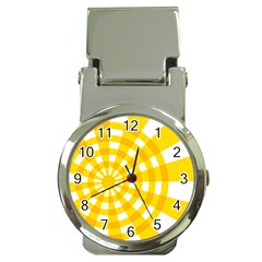 Weaving Hole Yellow Circle Money Clip Watches by Alisyart